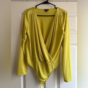 Express plunge neck body suit